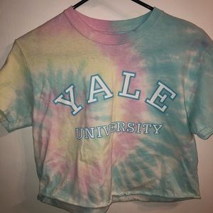 Yale tie dye shirt